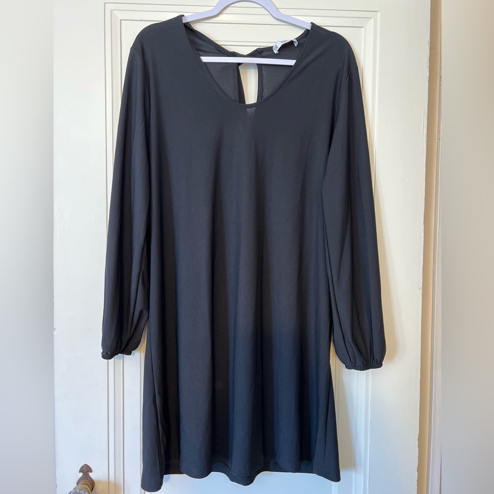 Mango Long Sleeve Knee Length Dress